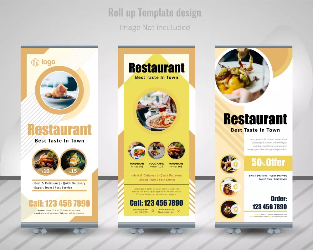 تصميم رول أب، بانر ، بوستات سوشيال ميديا