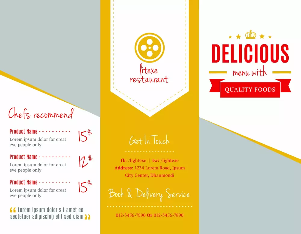 عمل إنفوجرافيك| Infographics ، مطوية