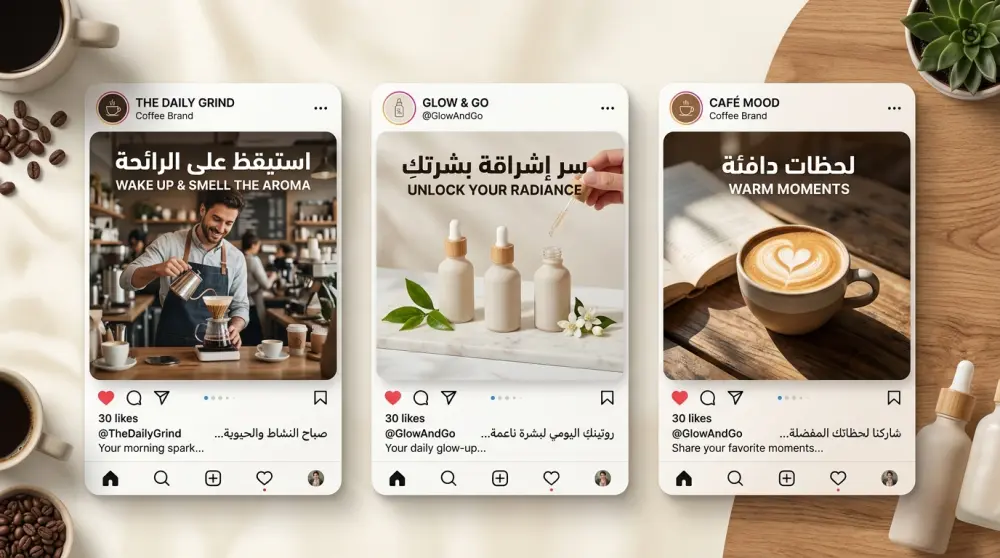 كتابة منشورات سوشيال ميديا تسويقية وتفاعلية احترافية