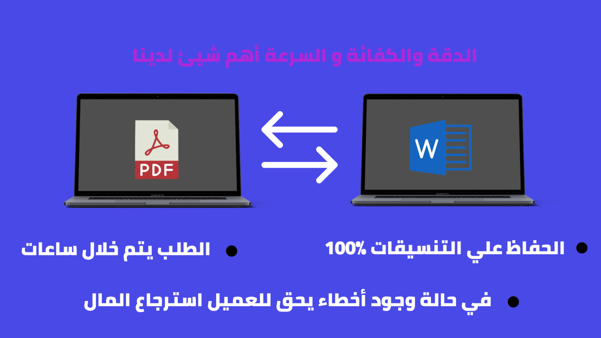 تحويل ملف Word الي PDF والعكس مع الحفاظ علي التنسيقات كل 50 صفحة مقابل 10 دولاؤ