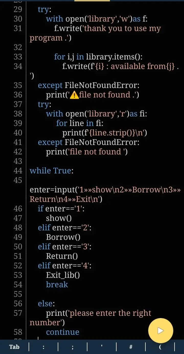 بناء برامج Console بسيطة باستخدام Python (OOP)