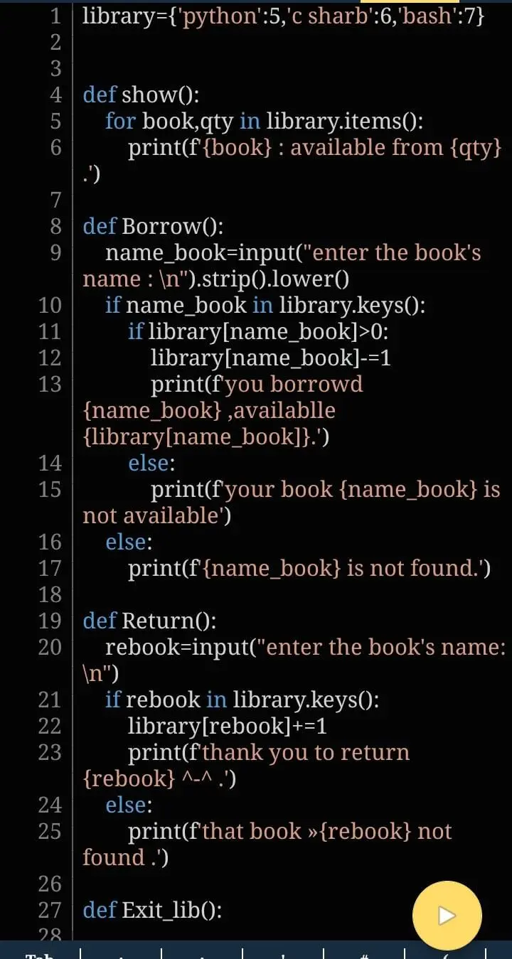 بناء برامج Console بسيطة باستخدام Python (OOP)