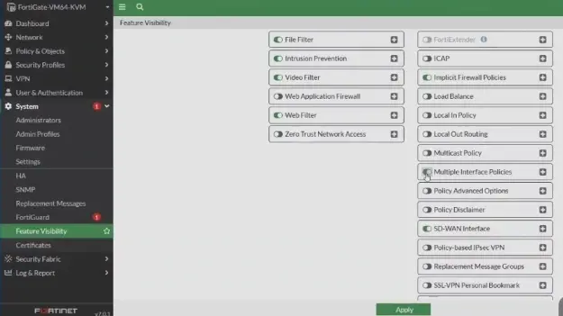 الإعداد الاحترافي وتأمين شبكات الشركات بأجهزة FortiGate (Fortinet Firewall)