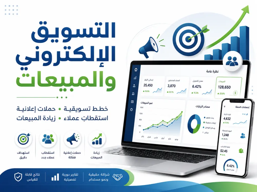إعداد خطة تسويق إلكتروني متكاملة لنشاطك التجاري
