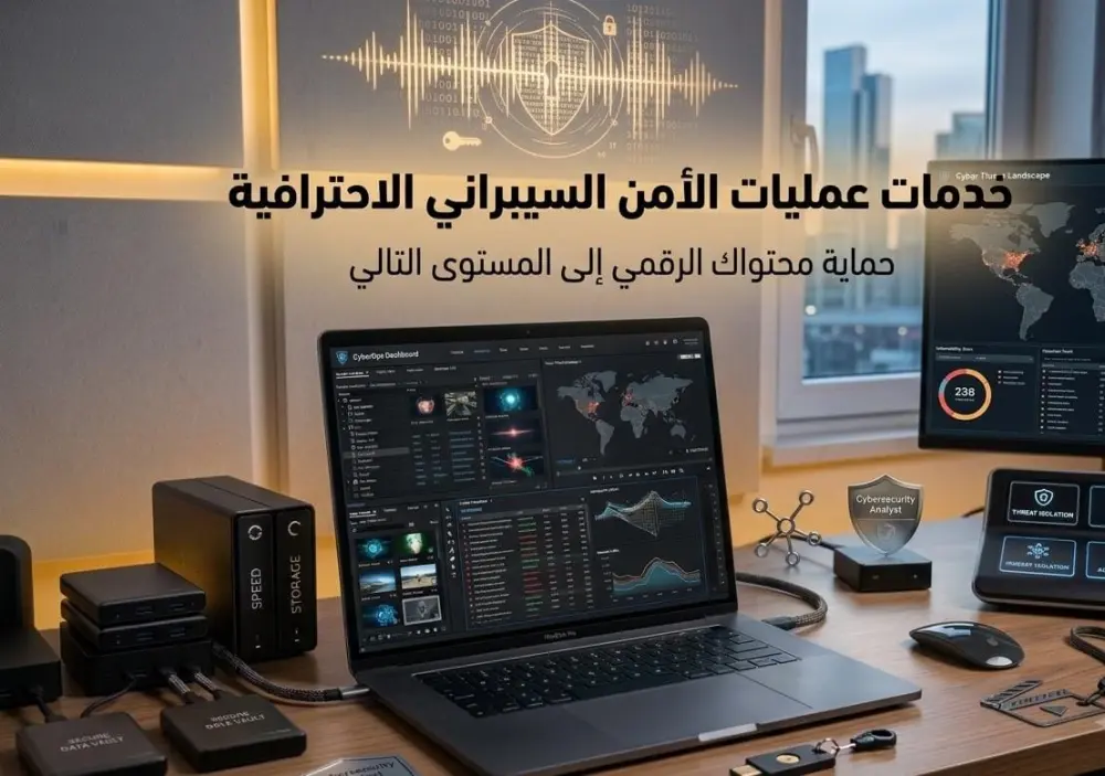 خدمة CyberOps شاملة : فحص أمني + اختبار اختراق + تقرير إصلاح .