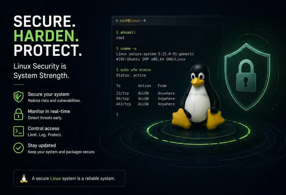 تأمين نظام Linux الخاص بك: مراجعة شاملة مع تقرير تحسين