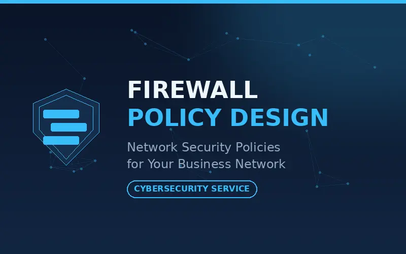 سأصمم لك سياسات Firewall احترافية (Firewall Policy) لشبكة شركتك