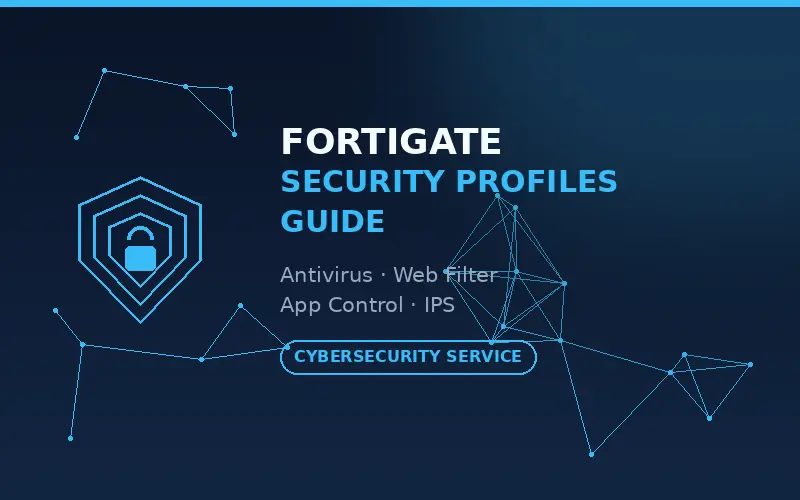 سأعد لك دليلًا شاملًا عن Security Profiles في Fortigate