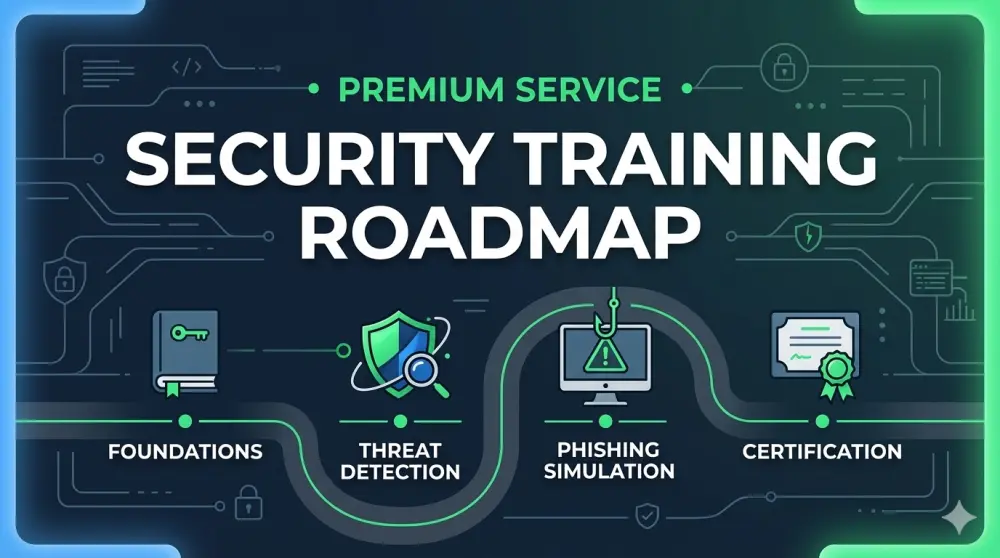 إعداد خارطة طريق للتوعية والتدريب الأمني (Security Training Roadmap) للموظفين