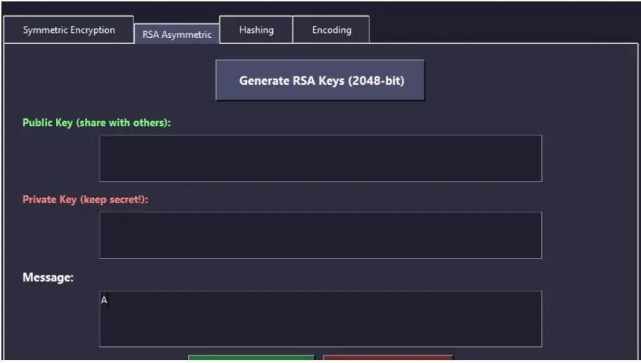 تطوير أداة تشفير وحماية بيانات باستخدام تقنيات Cryptography