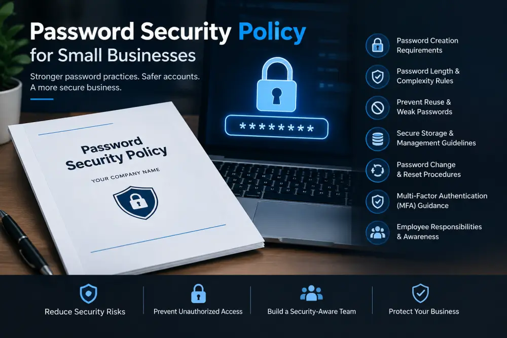 إنشاء Password Security Policy لشركة صغيرة