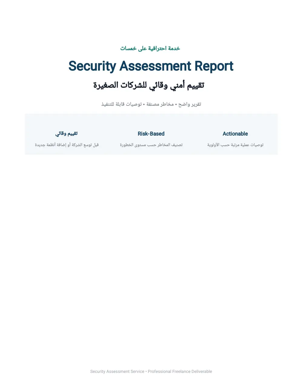 Security Assessment Report