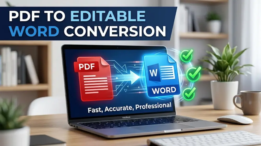 سأحول ملف PDF حتى 10 صفحات إلى Word قابل للتعديل مع تنسيق المحتوى