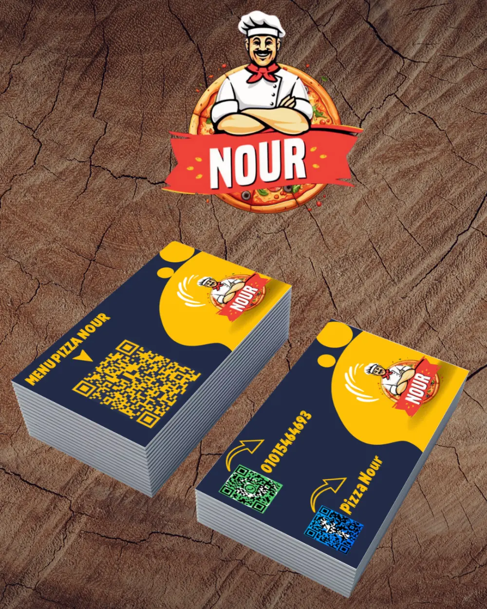 تصميم كروت شخصية (Business Cards) احترافية وعصرية