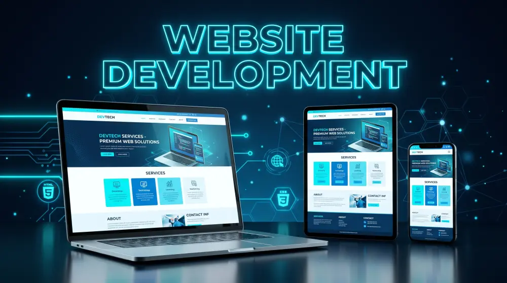 برمجة وتطوير مواقع إلكترونية وتطبيقات ويب متكاملة (Frontend & Backend)