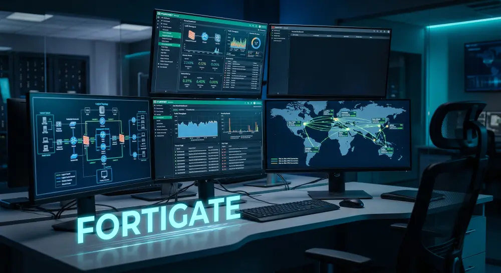 إعداد وتأمين شبكات الشركات باستخدام جدار الحماية (Fortinet FortiGate)
