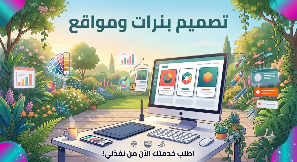 تصميم بوستر احترافي لموقعك