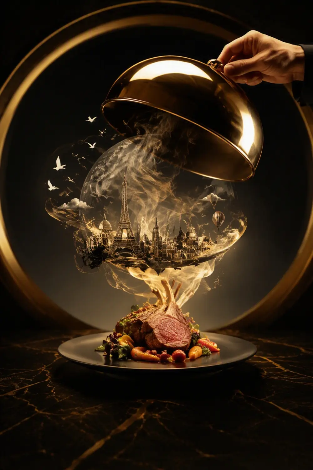 سأصمم لك بوستر إعلاني فخم للمطاعم والمنتجعات بأسلوب Fine Dining خلال 48 ساعة