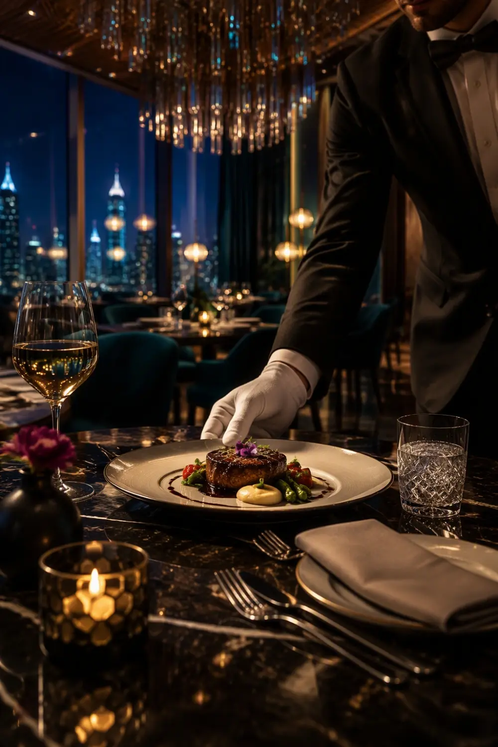 سأصمم لك بوستر إعلاني فخم للمطاعم والمنتجعات بأسلوب Fine Dining خلال 48 ساعة
