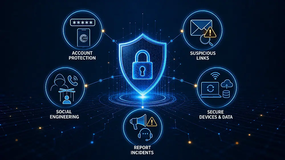 🔐 إعداد اختبار توعوي احترافي في الأمن السيبراني للموظفين