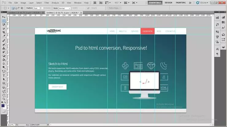 تصميم وتحويل مواقع بواسطه  React