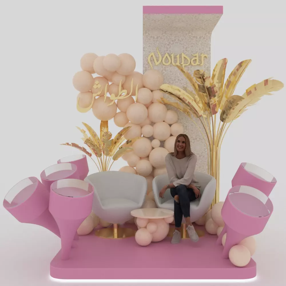 تصميم أكشاك Booth design