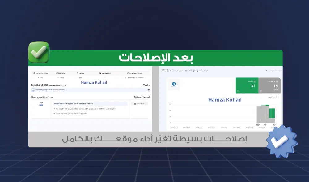 تدقيق SEO شامل يكشف أخطاء موقعك ويمنحك خطة إصلاح ترفع ترتيبك في Google