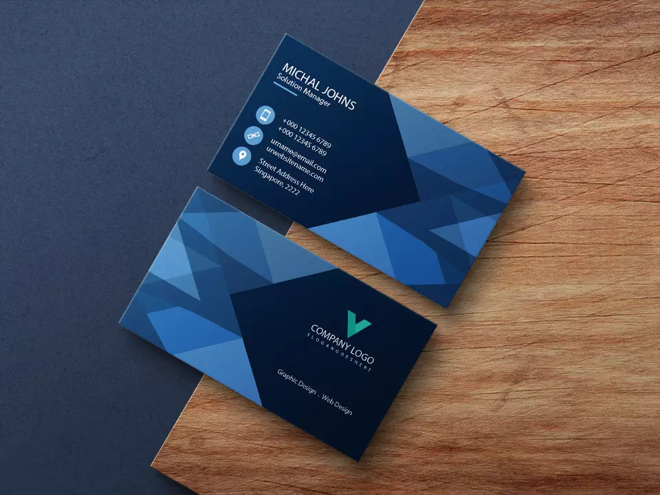 تصميم بطاقة اعمال احترافيه عصريه و جذابة