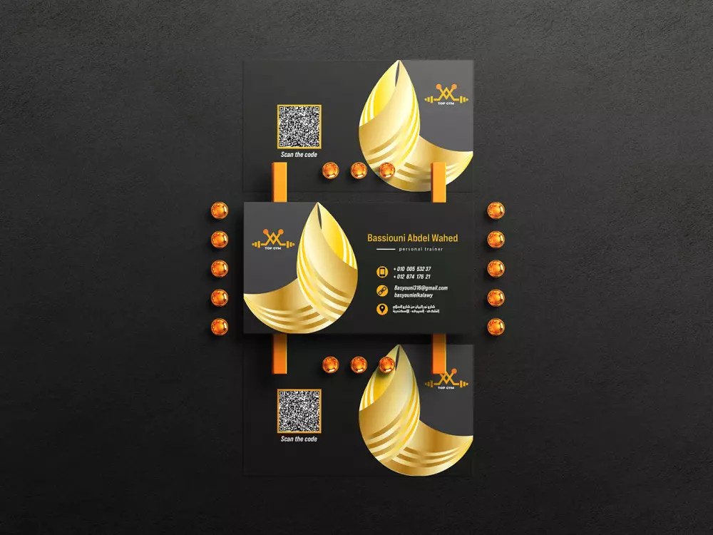 تصميم بطاقة اعمال احترافيه عصريه و جذابة