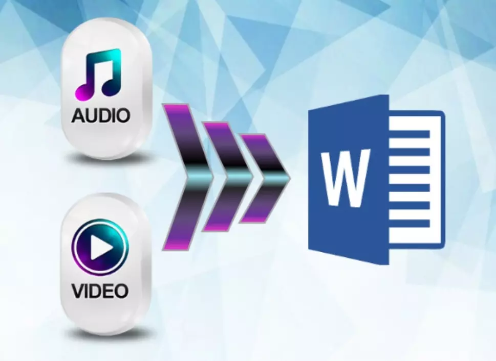 تفريغ الصوت والفيديو باللغة العربية  إلى الـWORD
