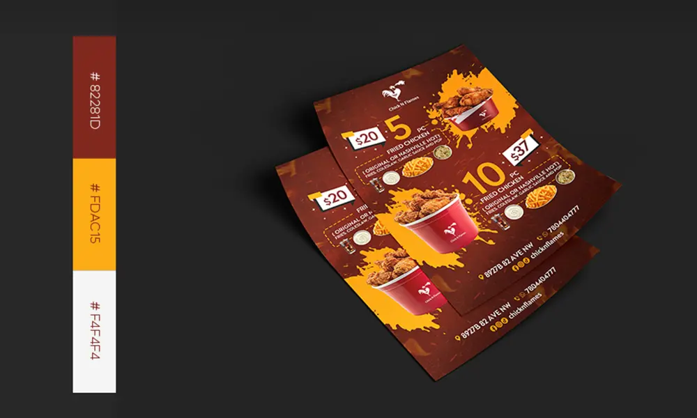 تصميم فلاير وبروشور - Flyer and brochure design