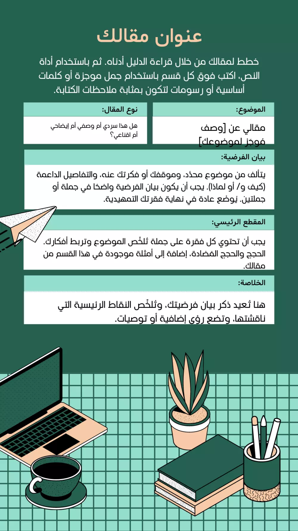 كتابه مقالات حصريه