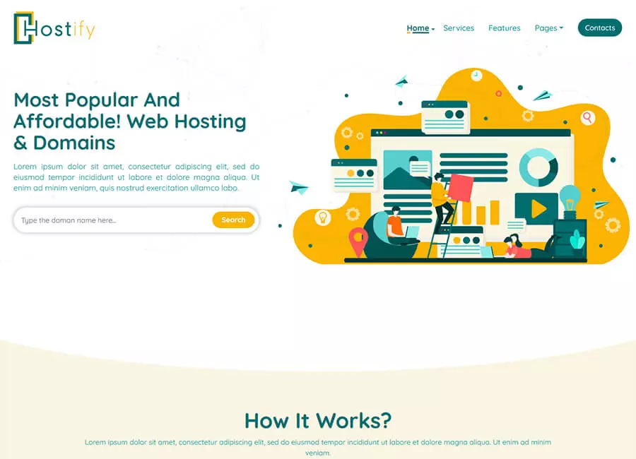 تنفيذ المواقع الإلكترونية وتحويل تصميم الى كود