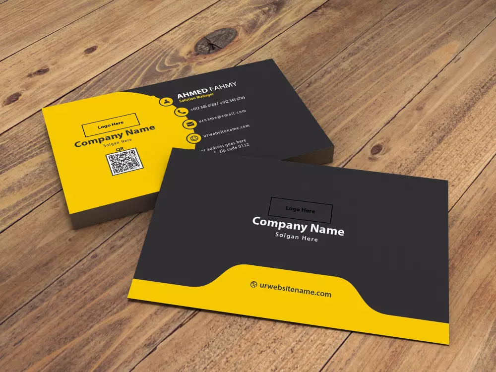 تصميم كروت أعمال