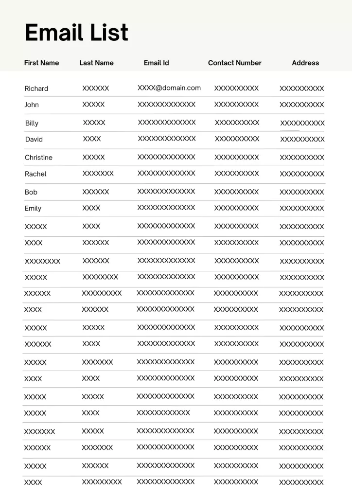 أوفرلك 50 حسابات أيميل حقيقية جاهزة للإستخدام