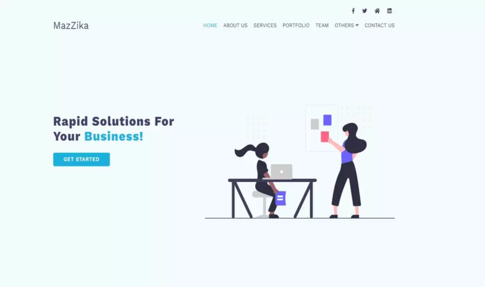 تصميم وبرمجة موقع بـ HTML + CSS + ReactJS + Laravel + MySql