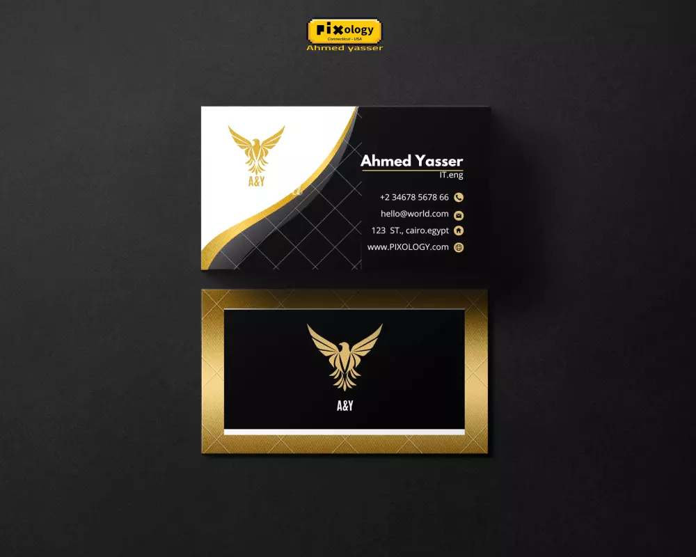 تصميم بطاقات العمل و الكروت الشخصيه بشكل احترافي