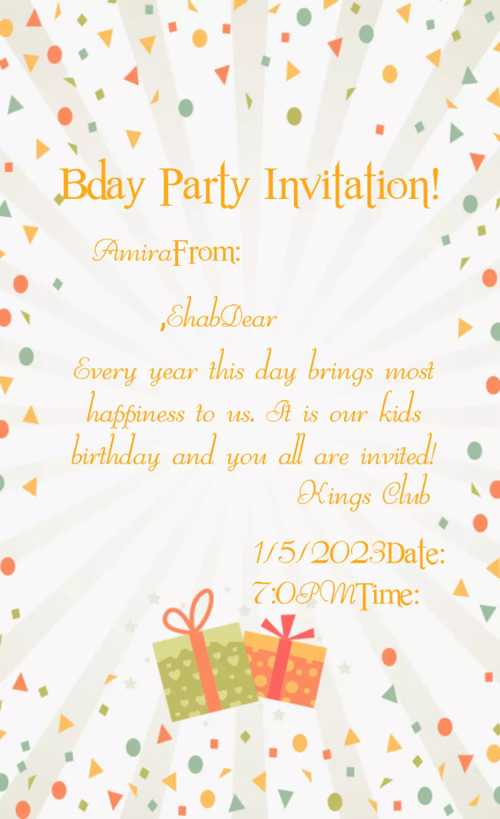 تصميم بطاقات دعوة حفالات ندوات وبطاقات اعمال