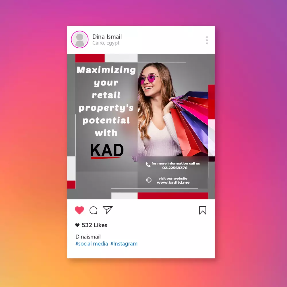 تصميمات سوشيال ميديا عصرية وجذابة