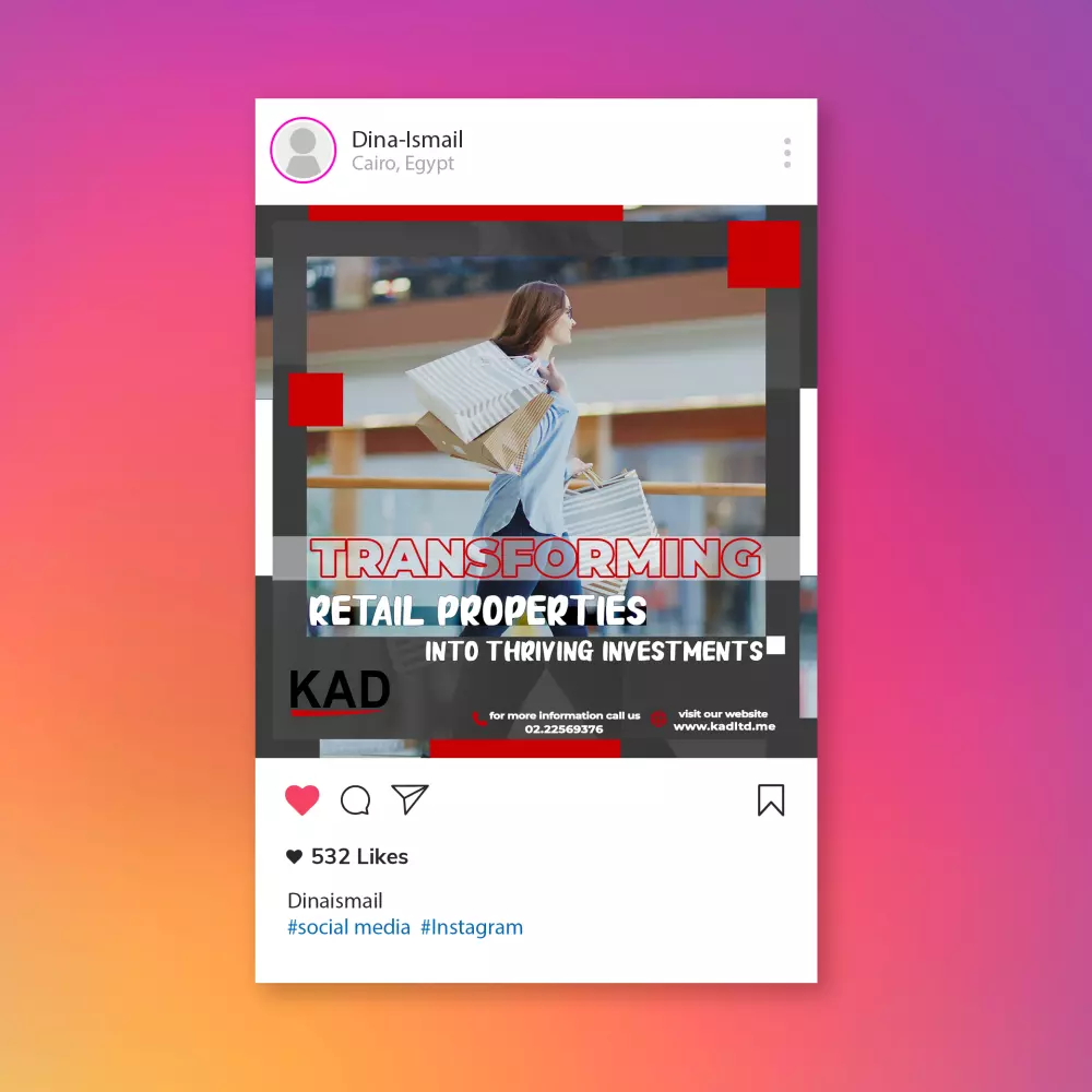 تصميمات سوشيال ميديا عصرية وجذابة