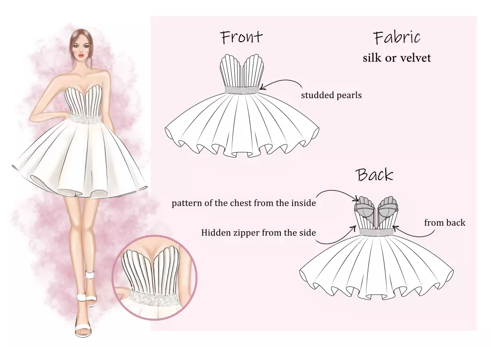 تصميم فساتين ابتداء من 200$