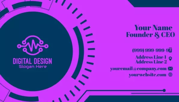 تصميم بطاقة اعمال احترافية وبدقة عالية