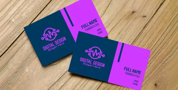 تصميم بطاقة اعمال احترافية وبدقة عالية