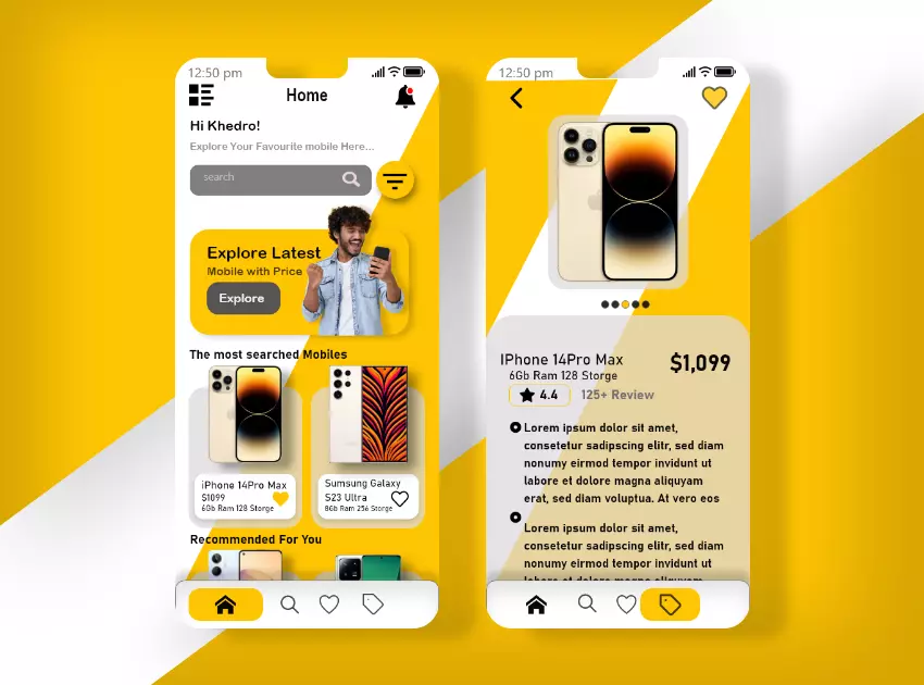 تصميم واجهة للتطبيقات او صفحات الويب بإستخدام Adobe xd