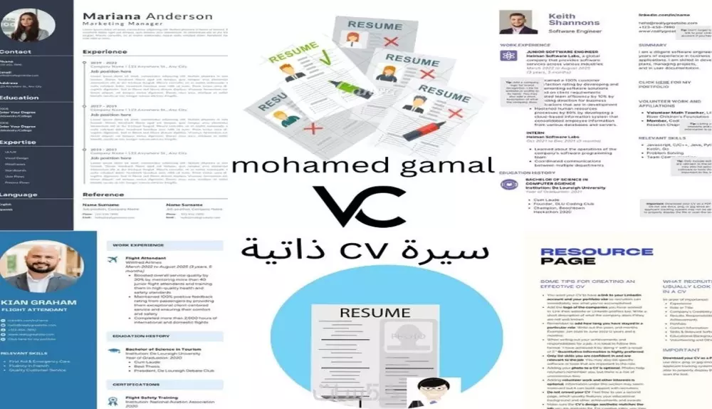 سأقوم بكتابة سيرتك الذاتية, وخطاب التغطية وتحسين Linkedin