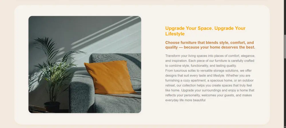 تصميم صفحة ويب ثابتة بـ HTML و CSS — تصميم بسيط وأنيق