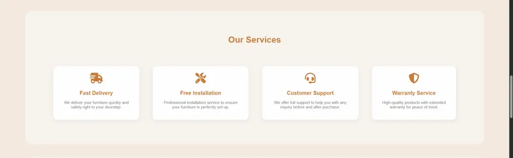 تصميم صفحة ويب ثابتة بـ HTML و CSS — تصميم بسيط وأنيق