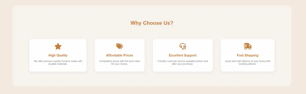 تصميم صفحة ويب ثابتة بـ HTML و CSS — تصميم بسيط وأنيق