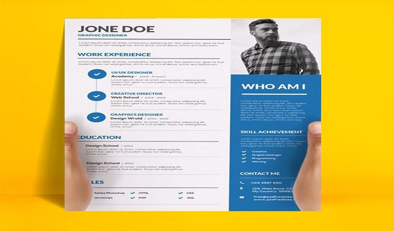 تصميم سيرة ذاتية باحترافية مع رسالة التقدم للعمل