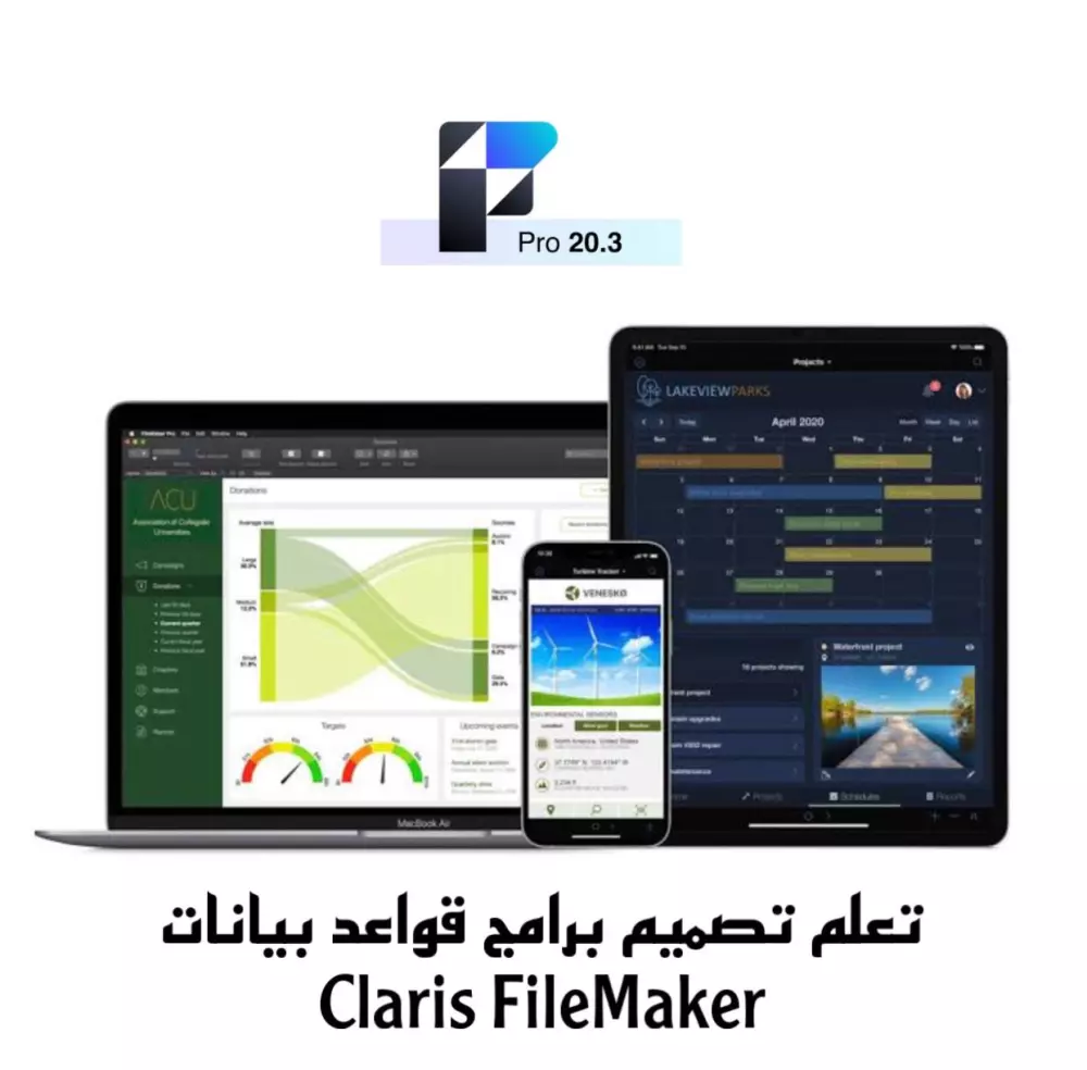 سأشرح لك برمجة تطبيقات قواعد بيانات Claris